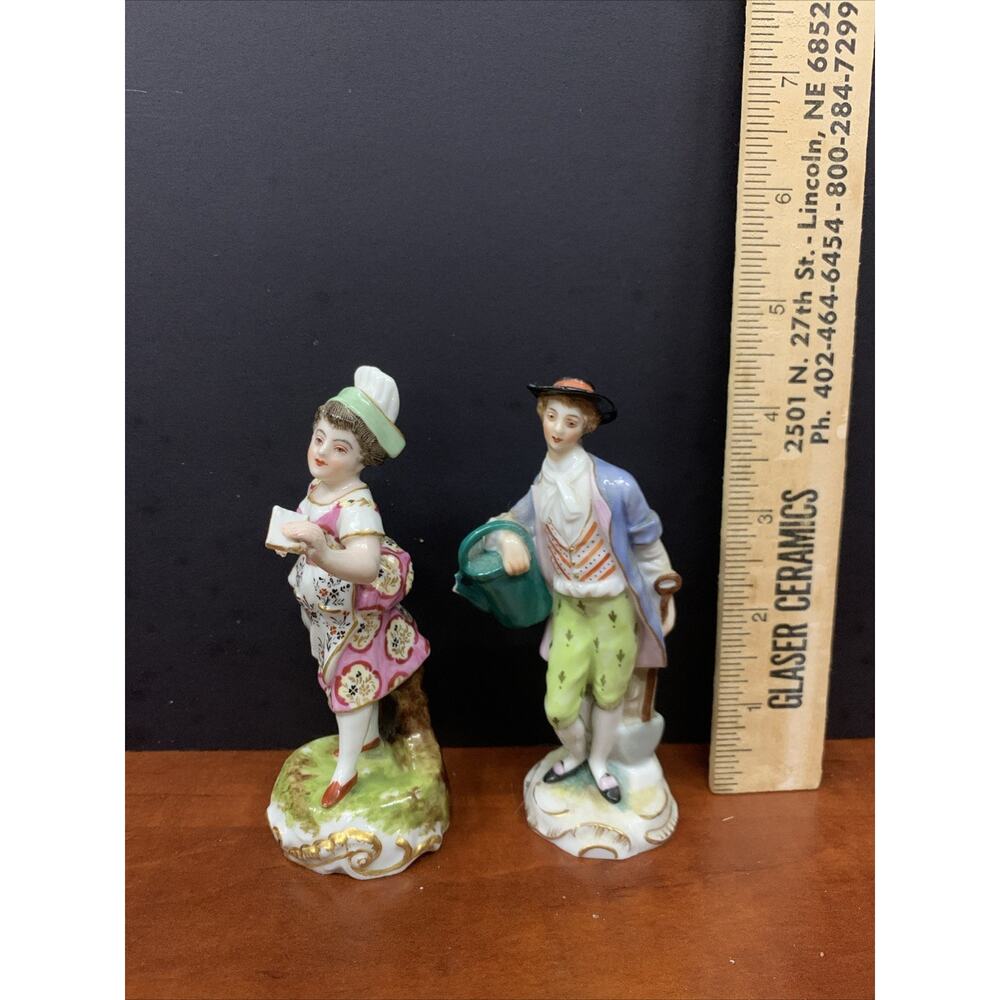 Antique German Porcelain Figurines Made Before WW1